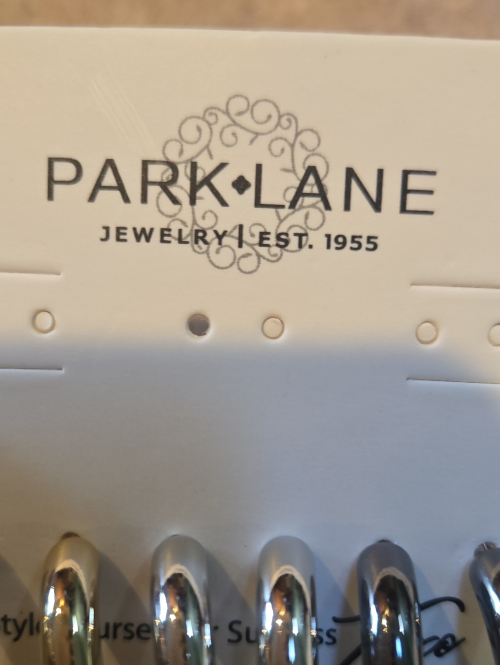 New Park Lane Set of Three Mixed Metal Hoop Earrings - Picture 2 of 6